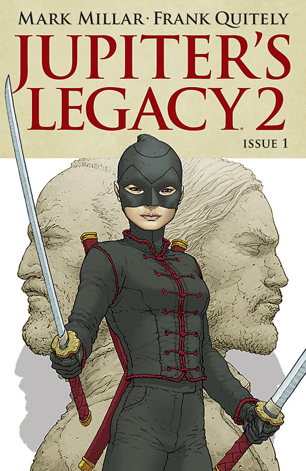 Jupiter's Legacy vol.2 #1, copertina di Frank Quitely