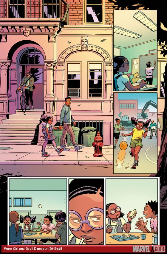 Moon Girl and Devil Dinosaur #5, anteprima 01