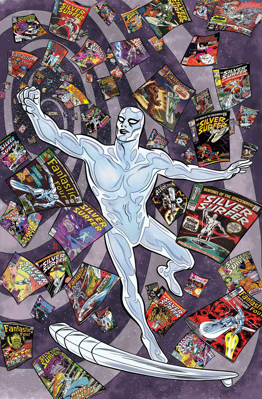 Silver Surfer #6, copertina di Mike Allred