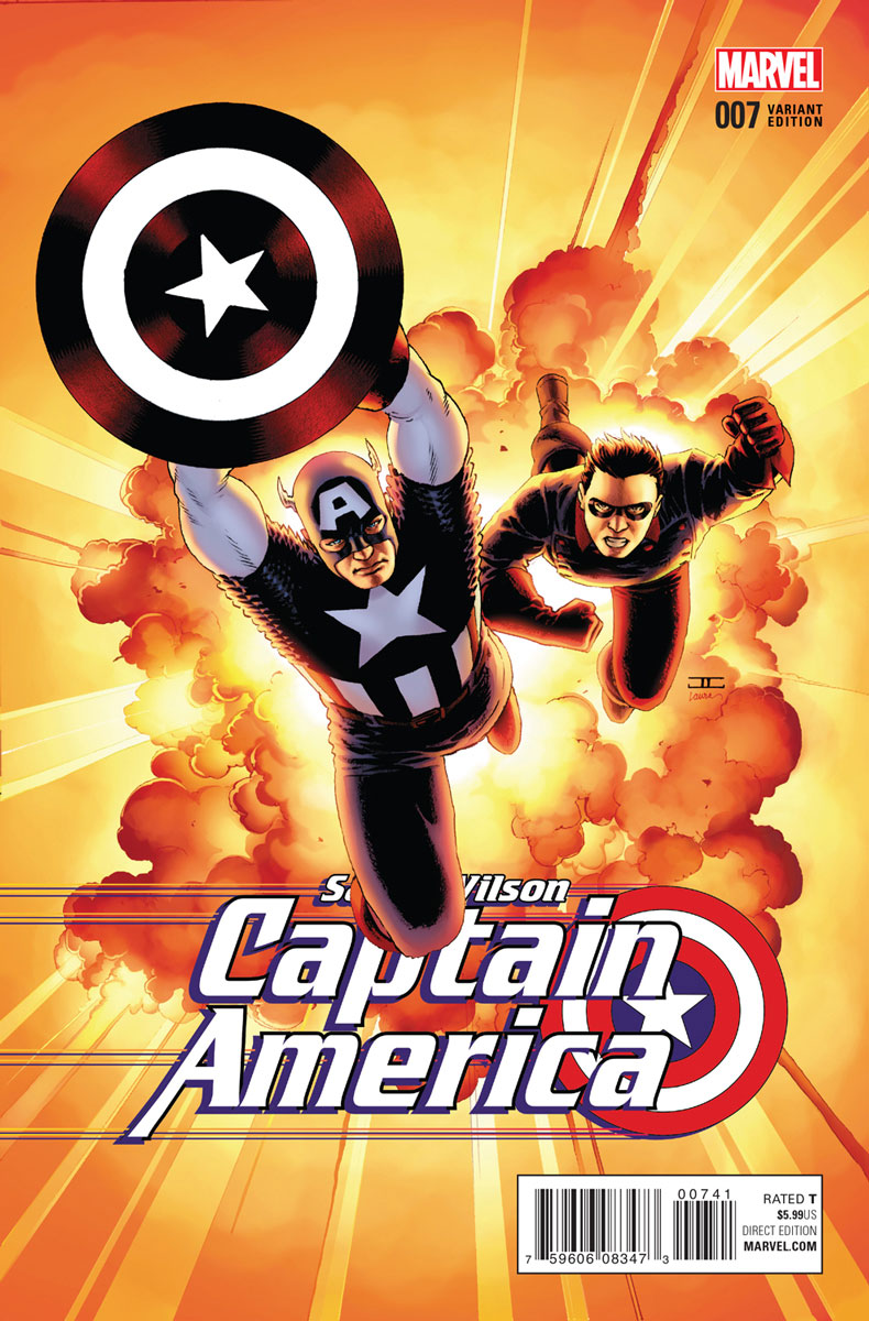 Sam Wilson, Captain America #7, variant cover di John Cassaday