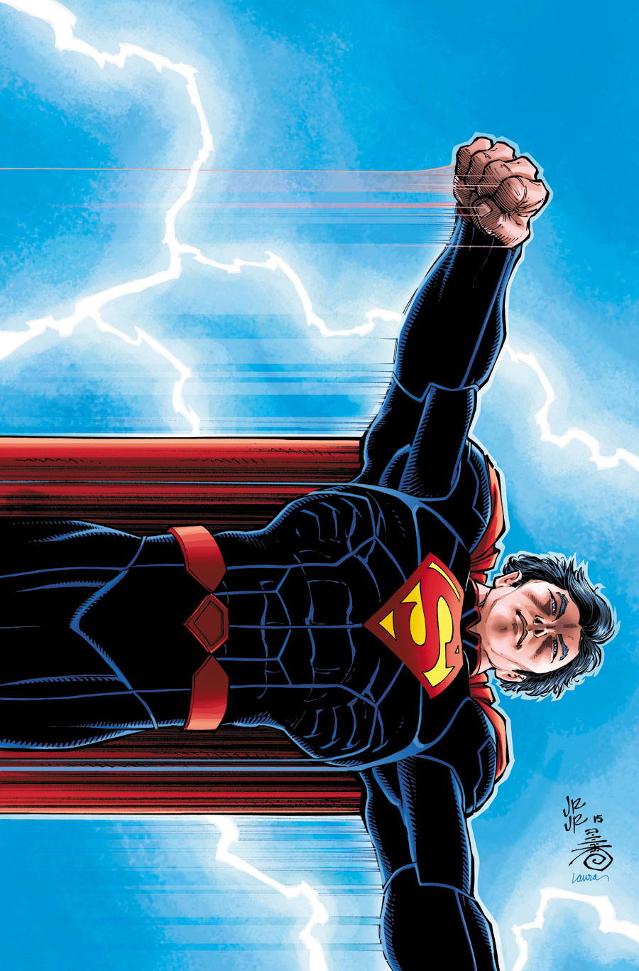 Superman #51, copertina variant di Jonh Romita Jr.