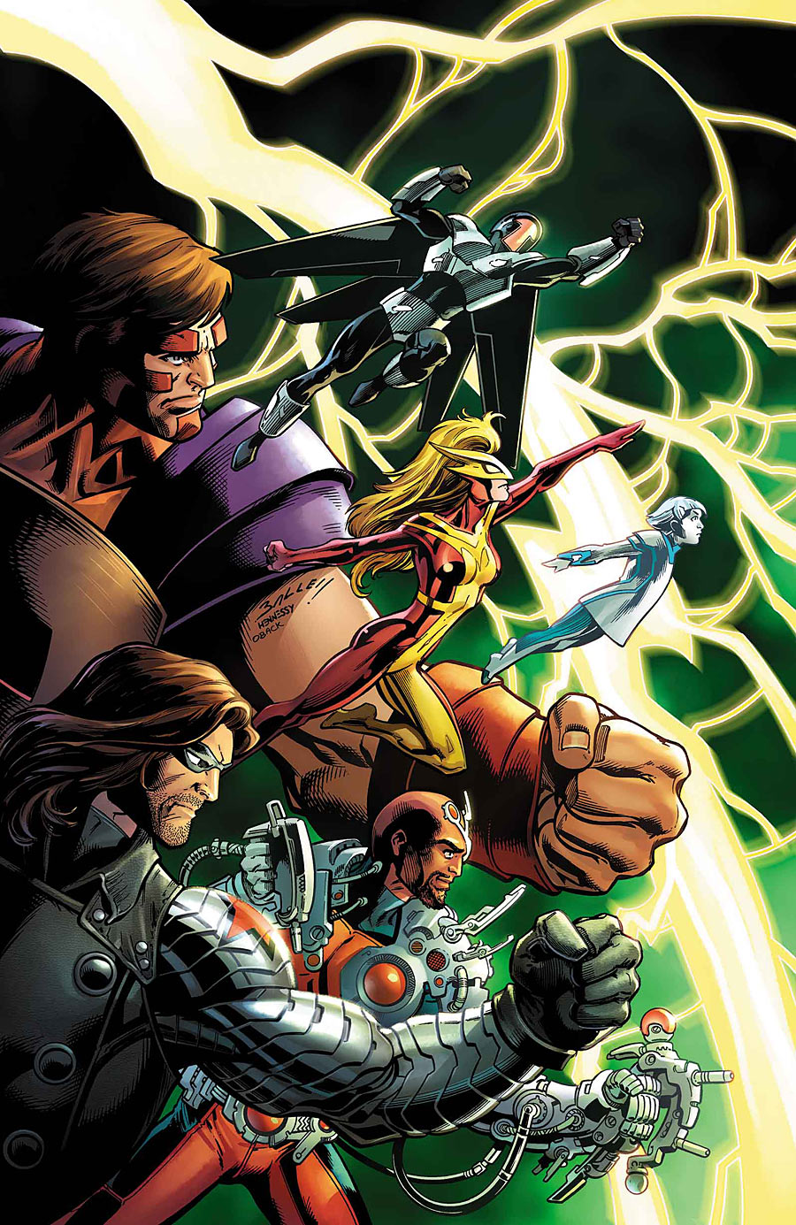 Thunderbolts #1, copertina variant di Mark Bagley