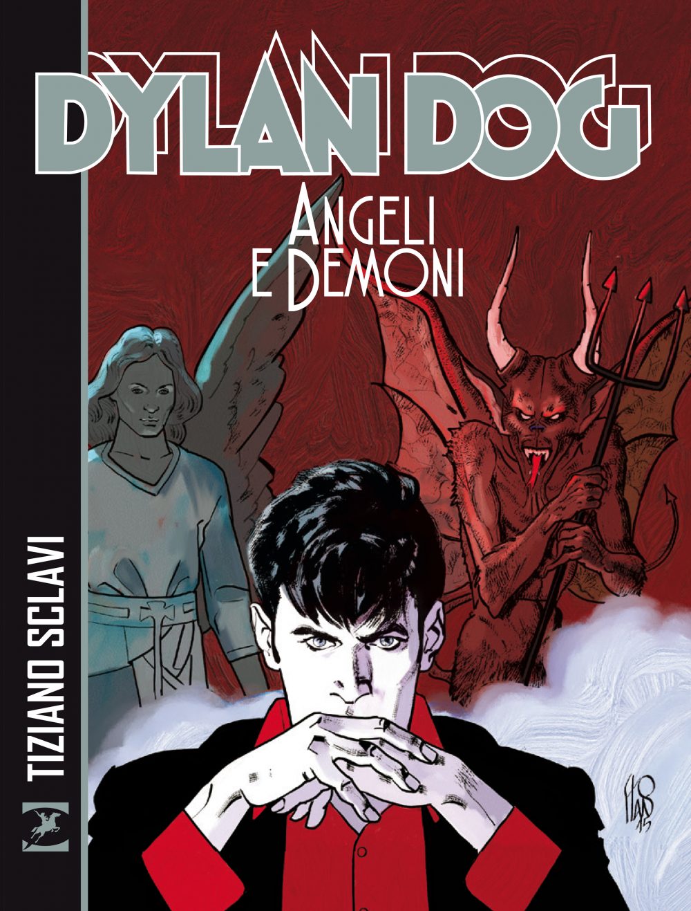 Dylan Dog - Angeli e Demoni, copertina di Angelo Stano