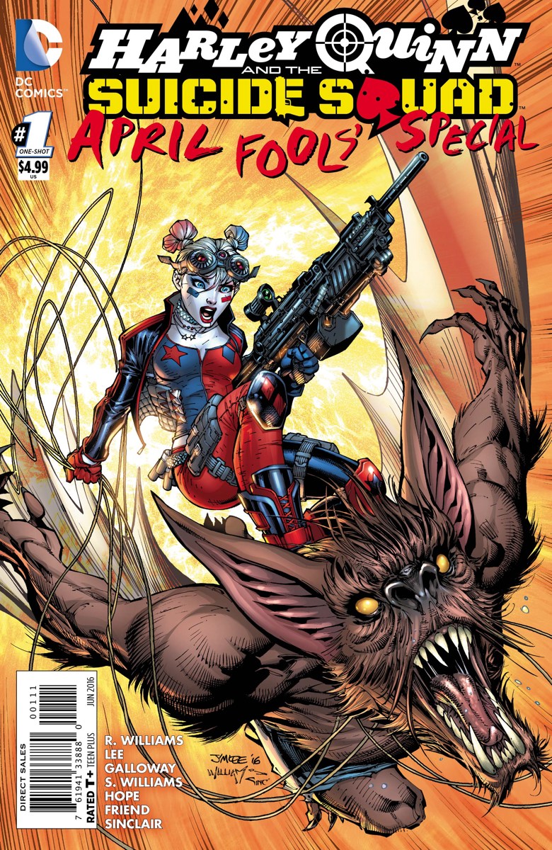 Harley Quinn and Suicide Squad April Fool's Special #1, copertina di Jim Lee