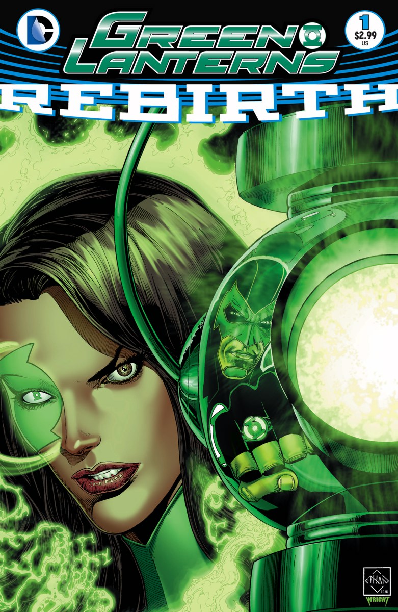 Green Lanterns: Rebirth #1, copertina di Ethan Van Sciver