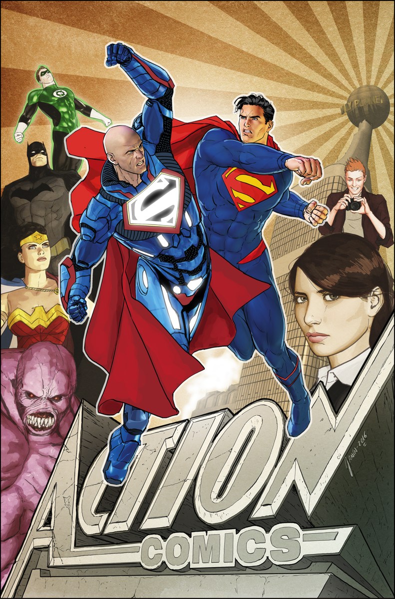 Action Comics #957, copertina di Mikel Janin