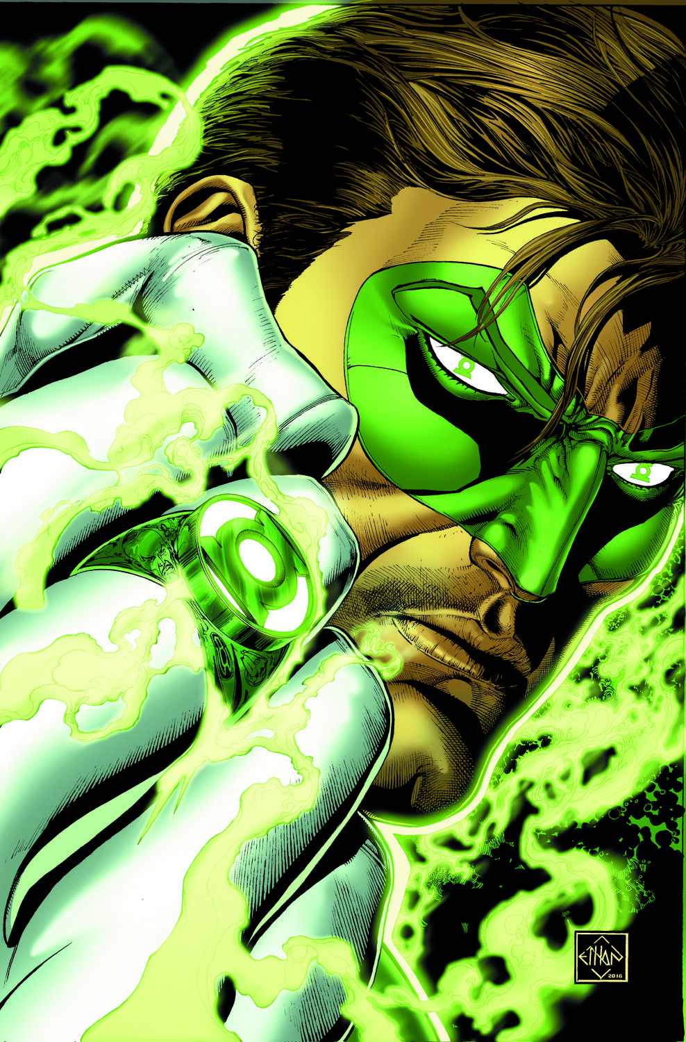 Hal Jordan and the Green Lantern Corps: Rebirth #1, copertina di Ethan Van Sciver