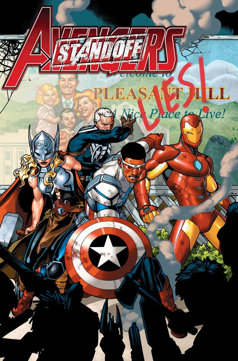 10. Avengers Standoff: Assault on Pleasant Hill Alpha #1, di Nick Spencer e Jesus Saiz, copertina di Jesus Saiz - Marvel