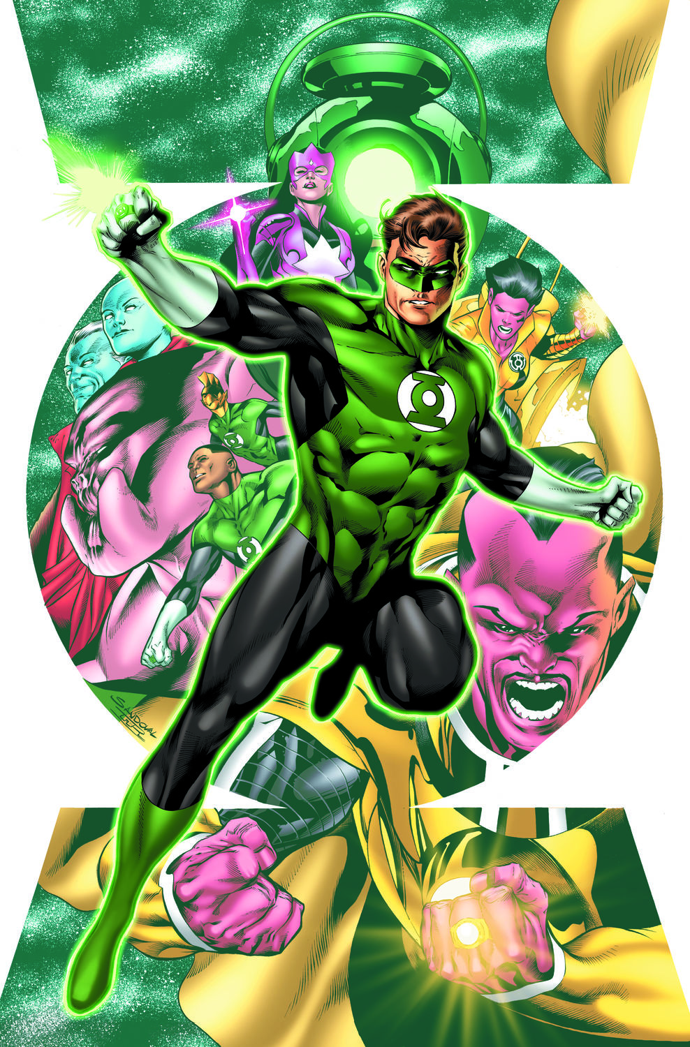 Hal Jordan and the Green Lantern Corps #1, copertina di Rafa Sandoval