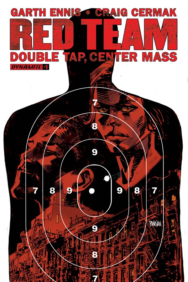  Red Team - Double Tap, Center Mass #1, copertina di Dan Panosian