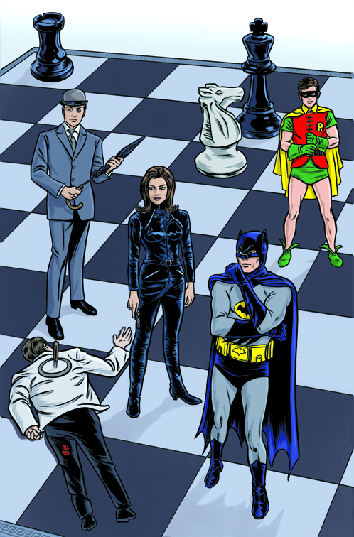 Batman '66/Avengers, illustazione di Mike Allred