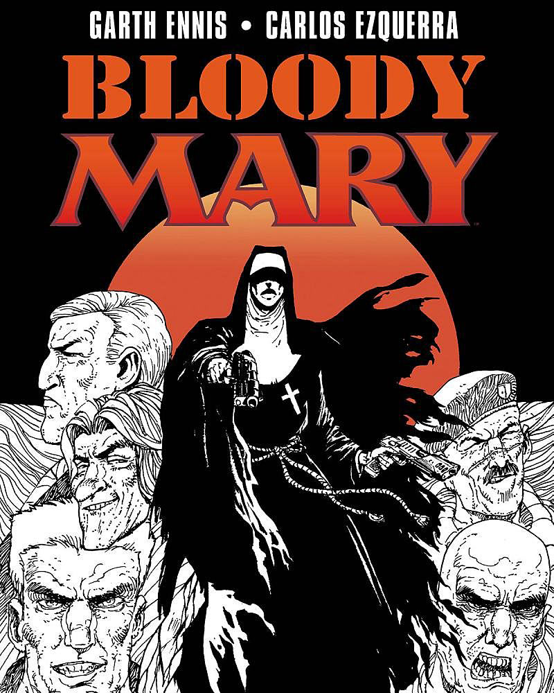 Bloody Mary, copertina di Carlos Ezquerra