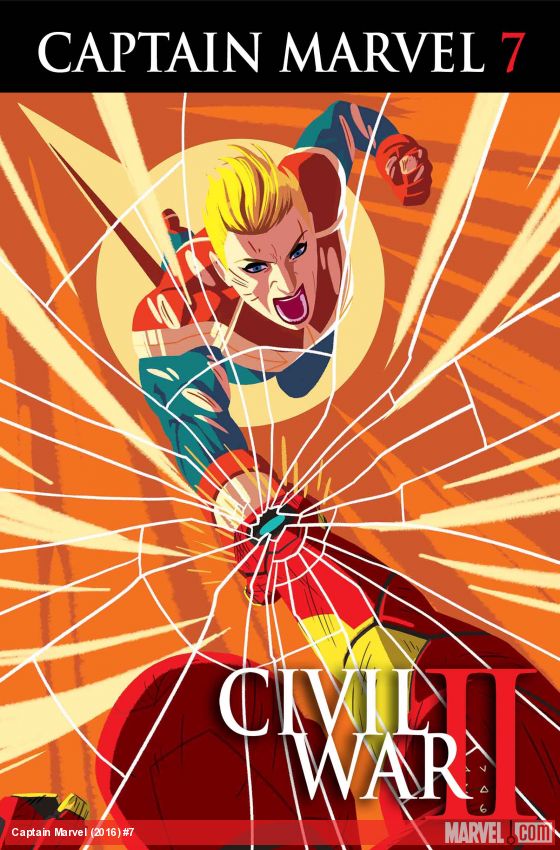 Captain Marvel #7, copertina di Kris Anka