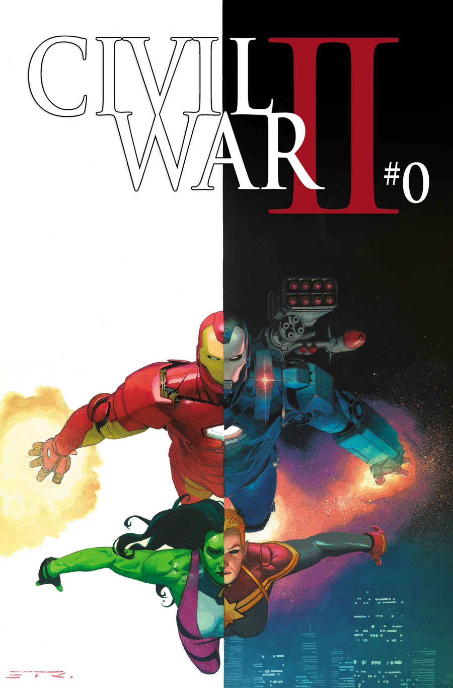 Civil War II #0. variant cover di Esad Ribic