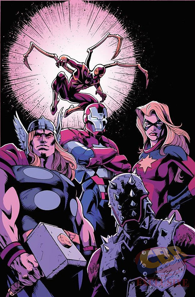 Contest of Champions #9, copertina di Mark Bagley