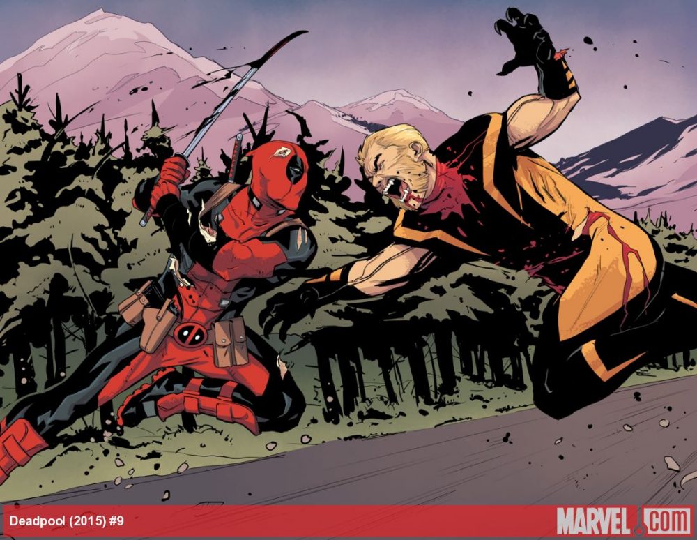 Deadpool #9, anteprima 2, colori