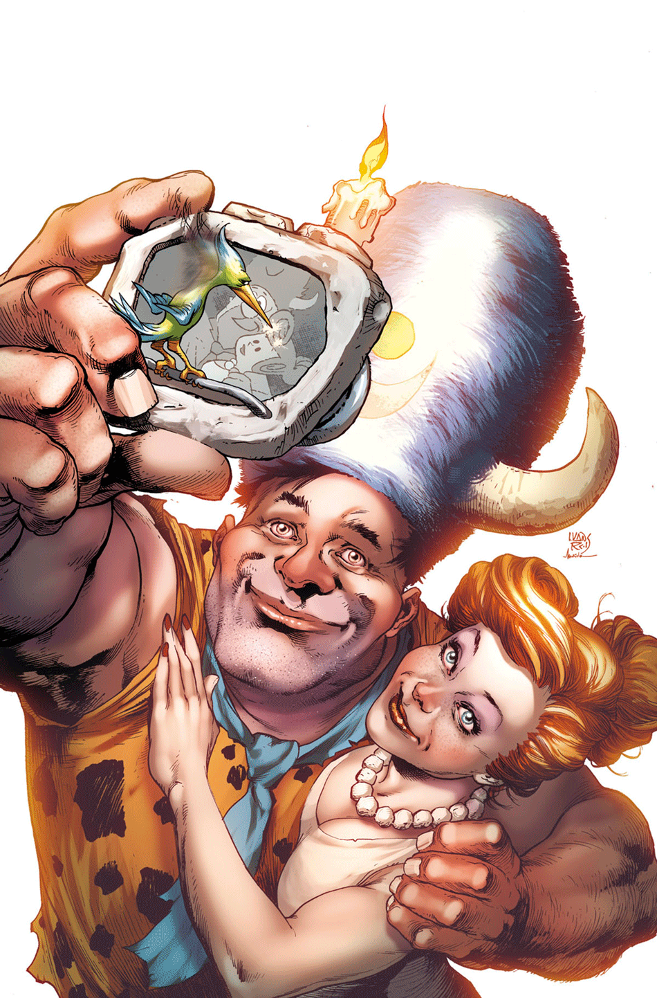 The Flintstones #1, variant cover di Ivan Reis