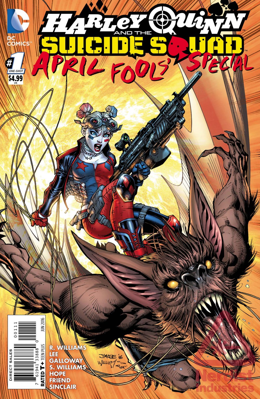 Harley Quinn and the Suicide Squad April Fools Special #1, copertina di Jim Lee