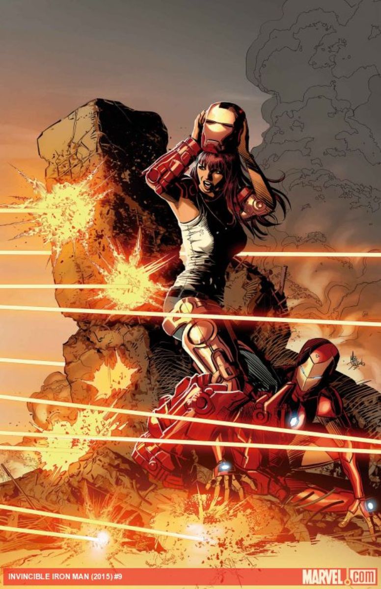 Invincible Iron Man #9, versione ritirata