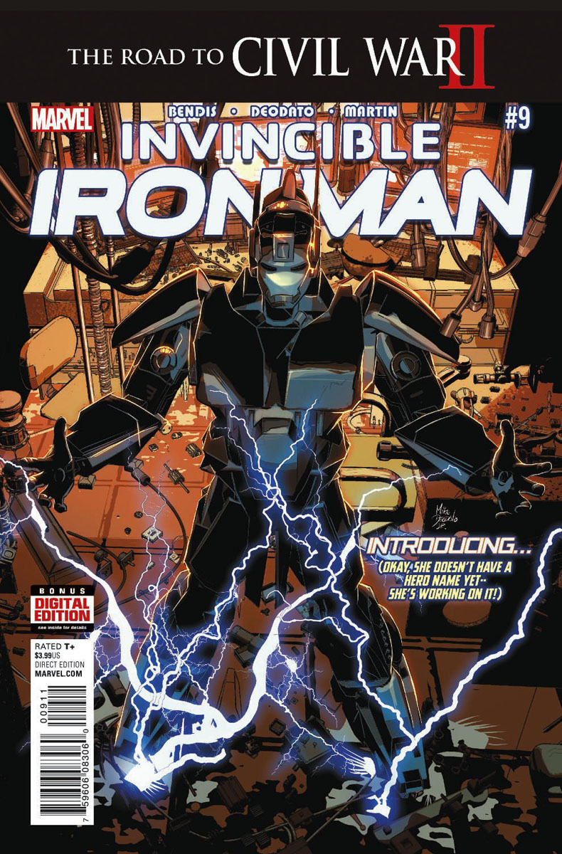 Invincible Iron Man #9, copertina di Mike Deodato Jr.