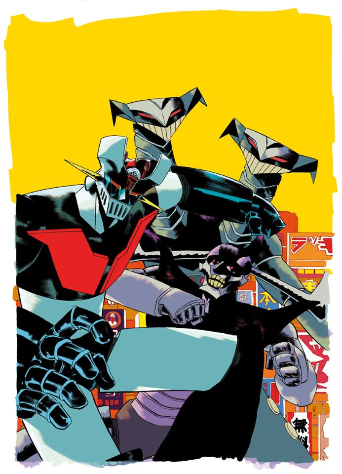 Mazinger Z 01, variant cover di Werther Dell'Edera