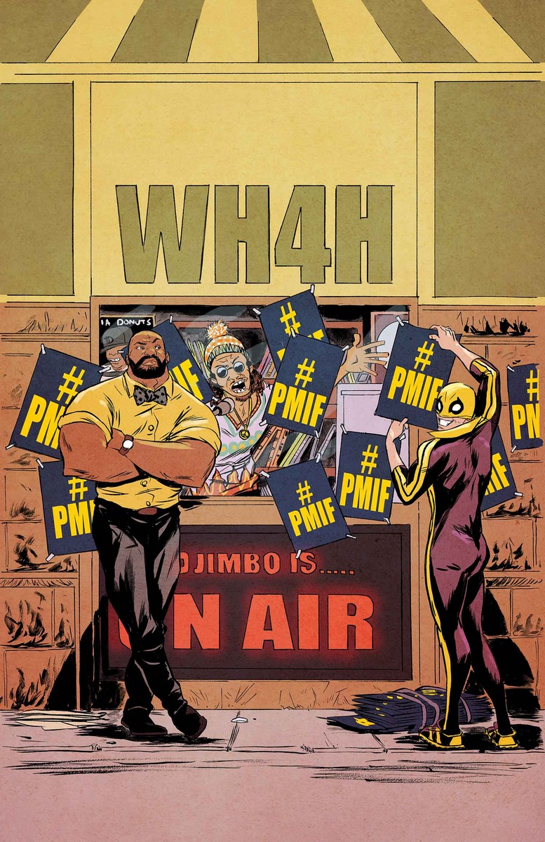 Power Man and Iron Fist #5, copertina di Sanford Greene