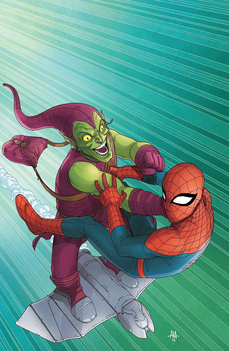 Spidey #6, copertina di Andrea Araujo