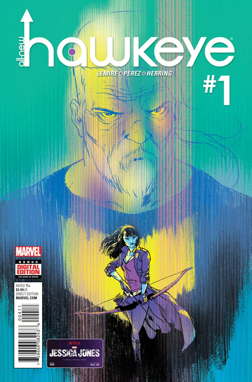 All-New Hawkeye #1, copertina di Ramon Perez