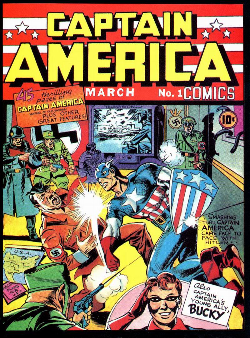 Capitan America Comics #1, copertina di Jack Kirby