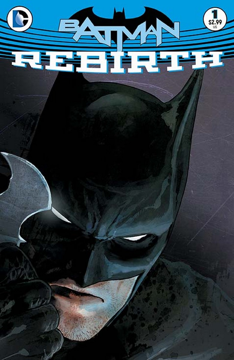 Batman: Rebirth #1, copertina di Mikel Janin