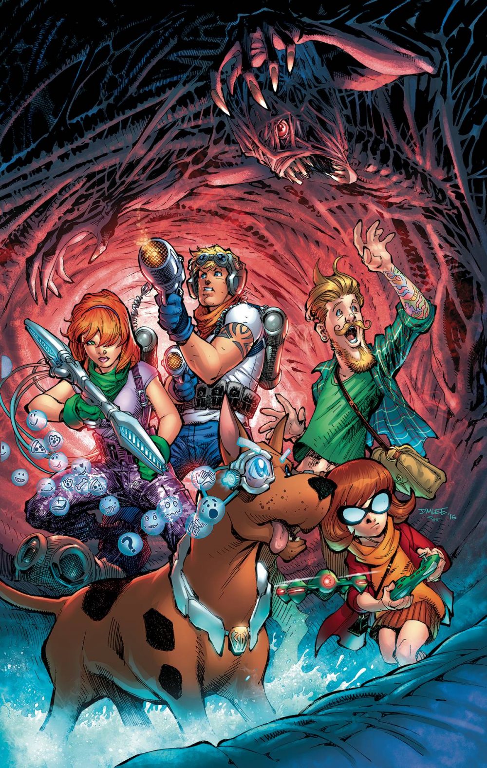 Scooby Apocalypse #1, copertina di Jim Lee