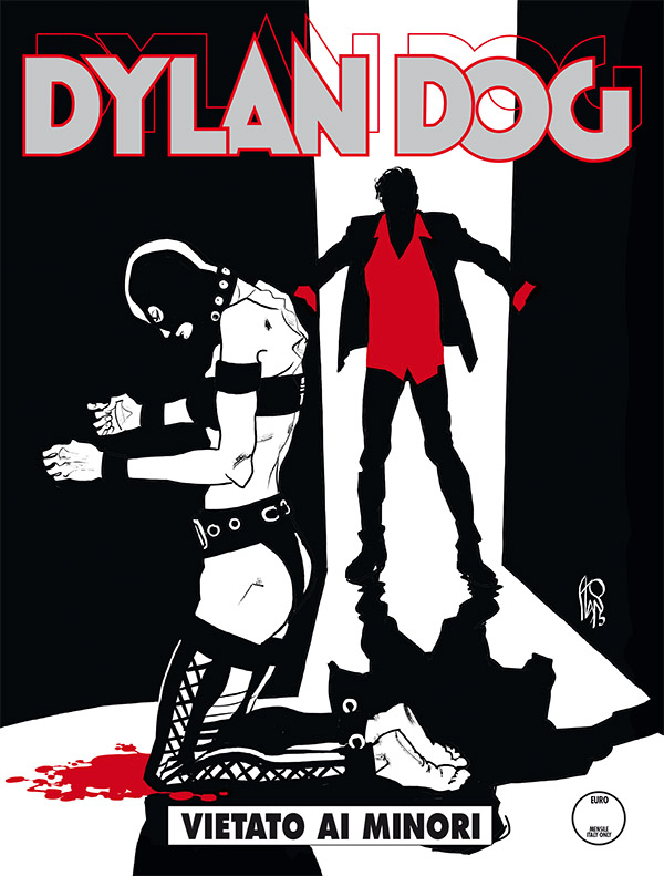 Dylan Dog 357: Vietato ai minori, copertina di Angelo Stano