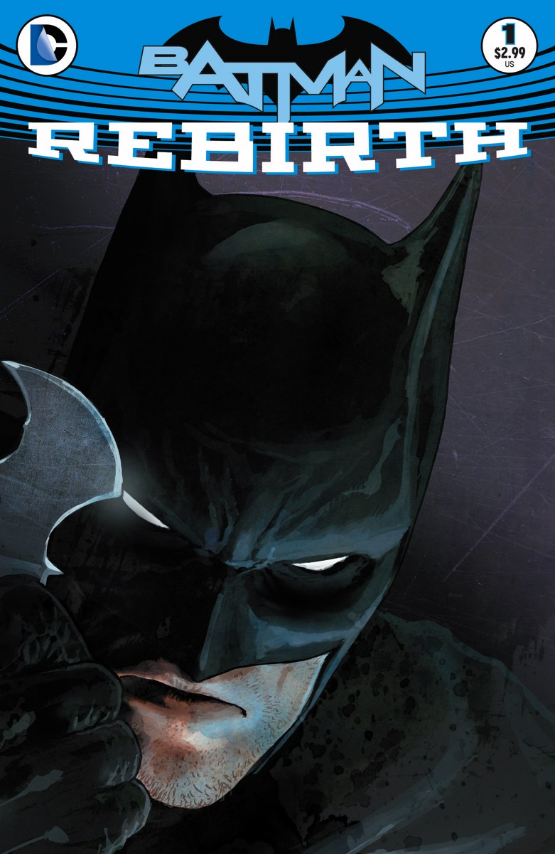 Batman: Rebirth #1, copertina di Mikel Janin