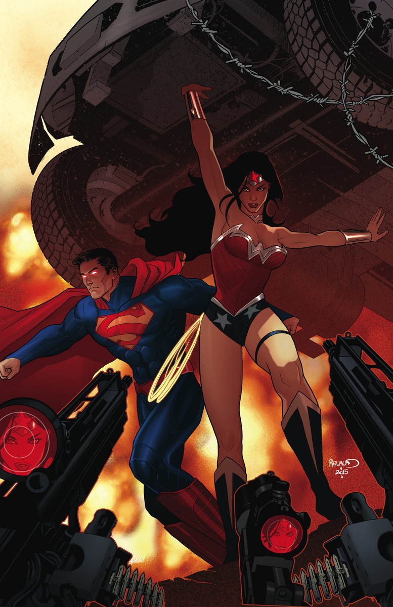 Superman/Wonder Woman #28, copertina di Mikel Janin