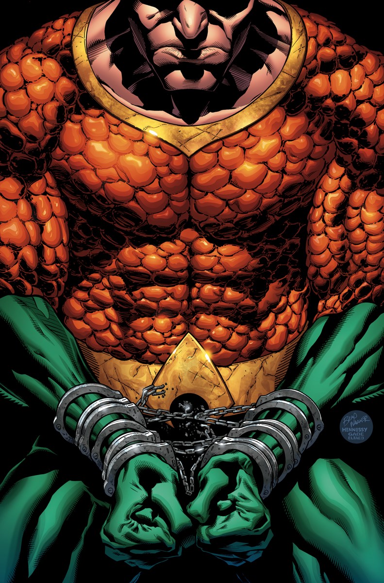 Aquaman #4, copertina di Brad Walker