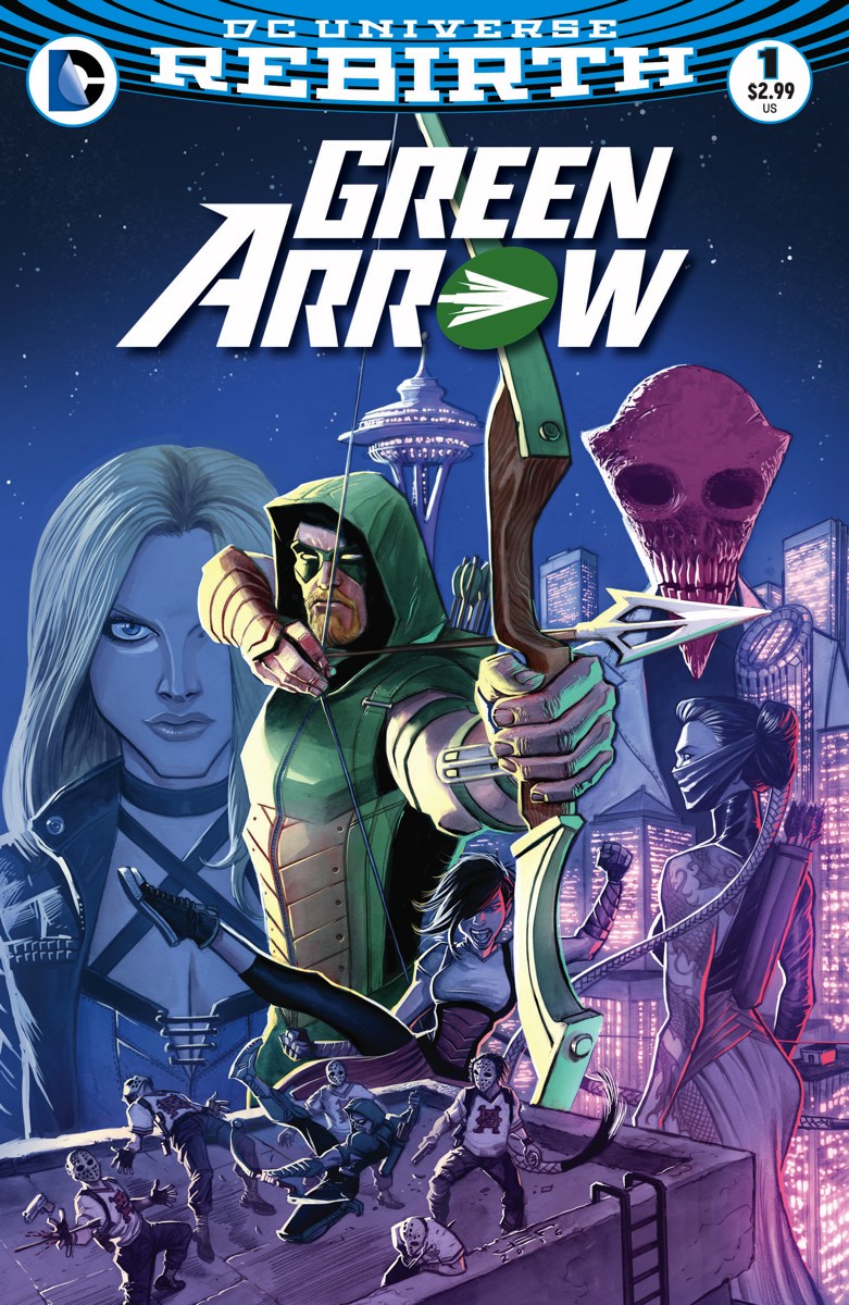 Green Arrow #1, copertina di Juan Ferreyra