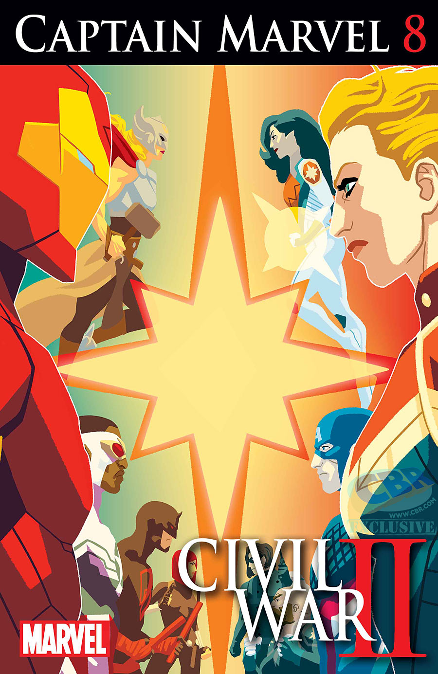 Captain Marvel #8, copertina di Kris Anka