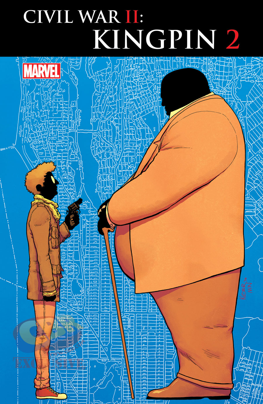 Civil War II Kingpin #2, copertina di Aaron Kuder e Matthew Wilson