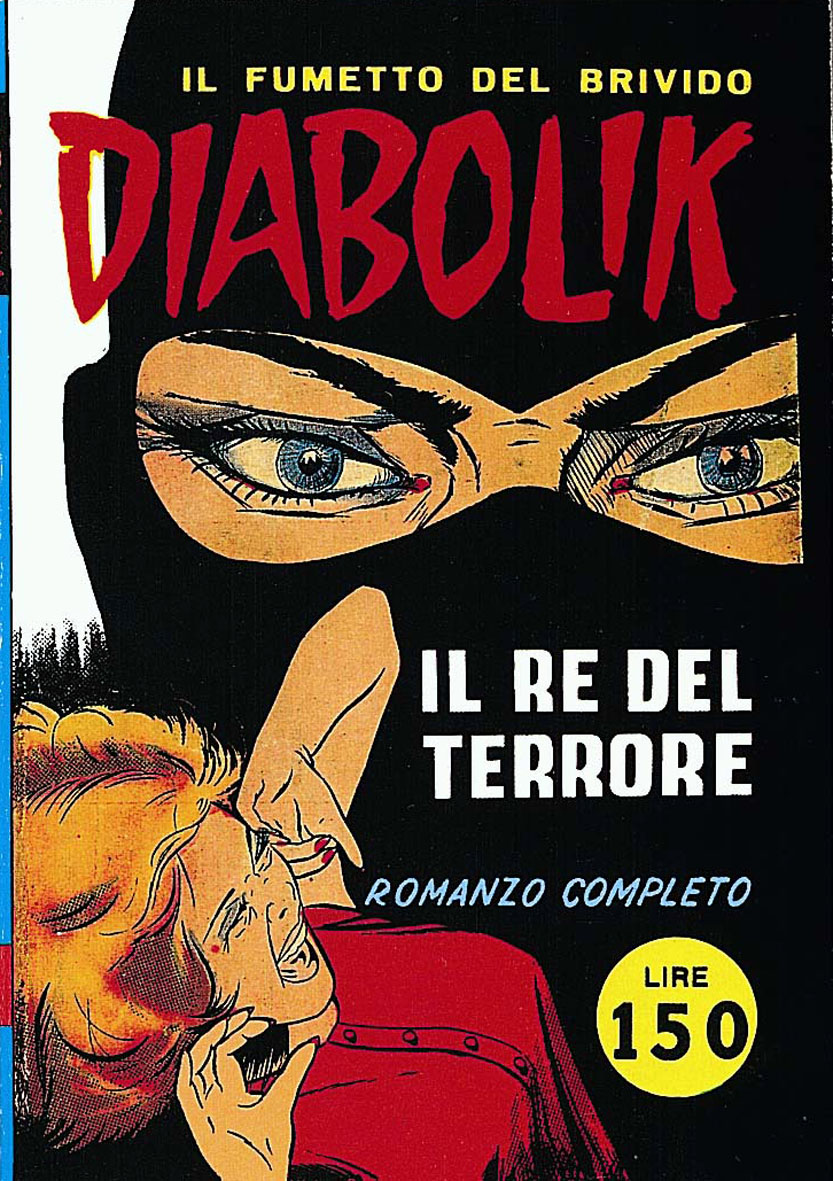 Copertina del rarissimo n. 1 1962 -Diabolik©Astorina srl