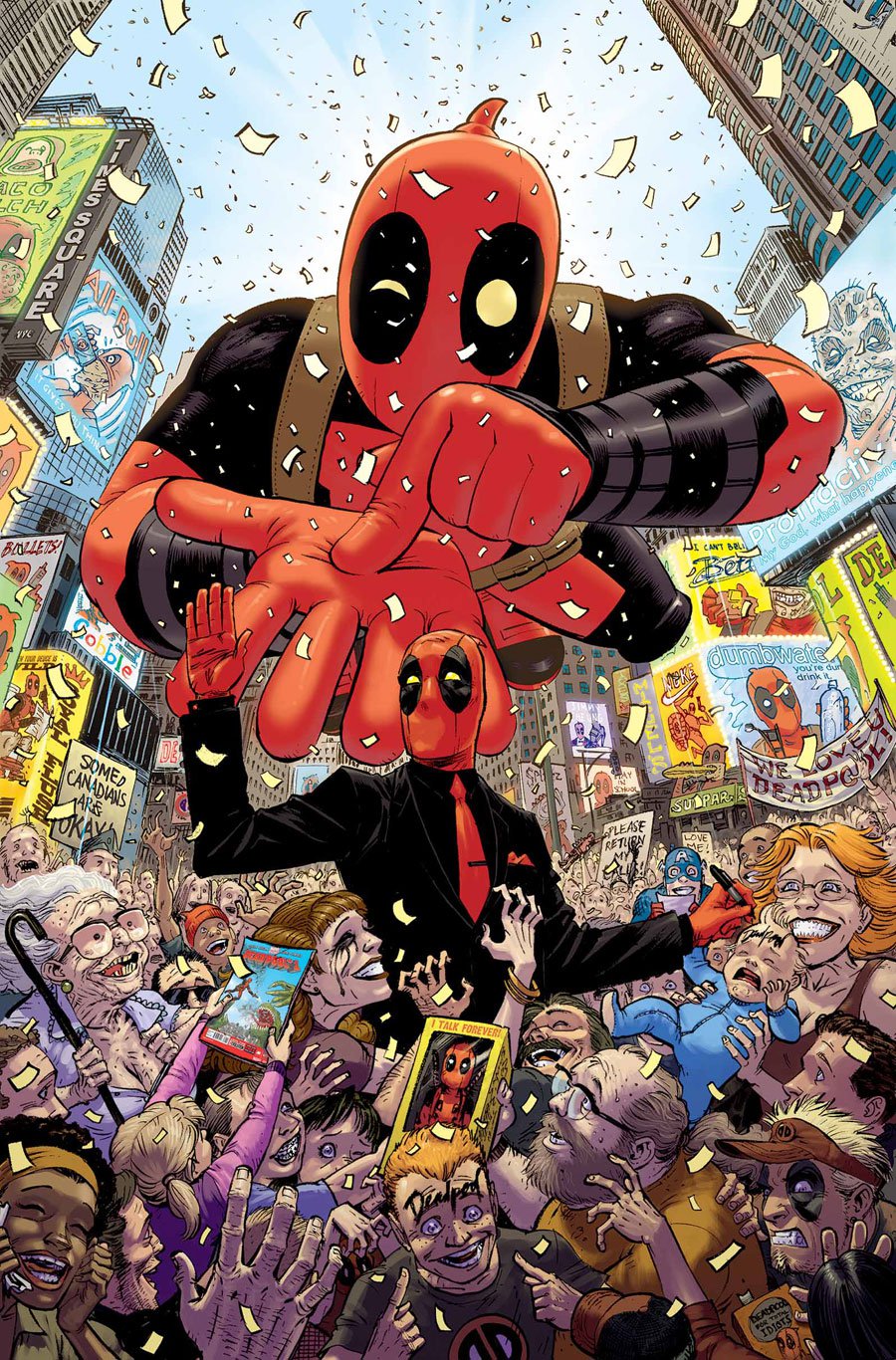 Deadpool #1, copertina di Tony Moore