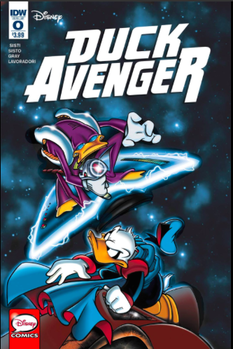 Duck Avenger #1, copertina di Marco Ghiglione