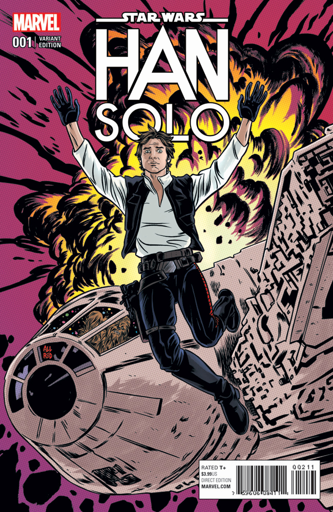 Han Solo #1, variant cover di Mike Allred