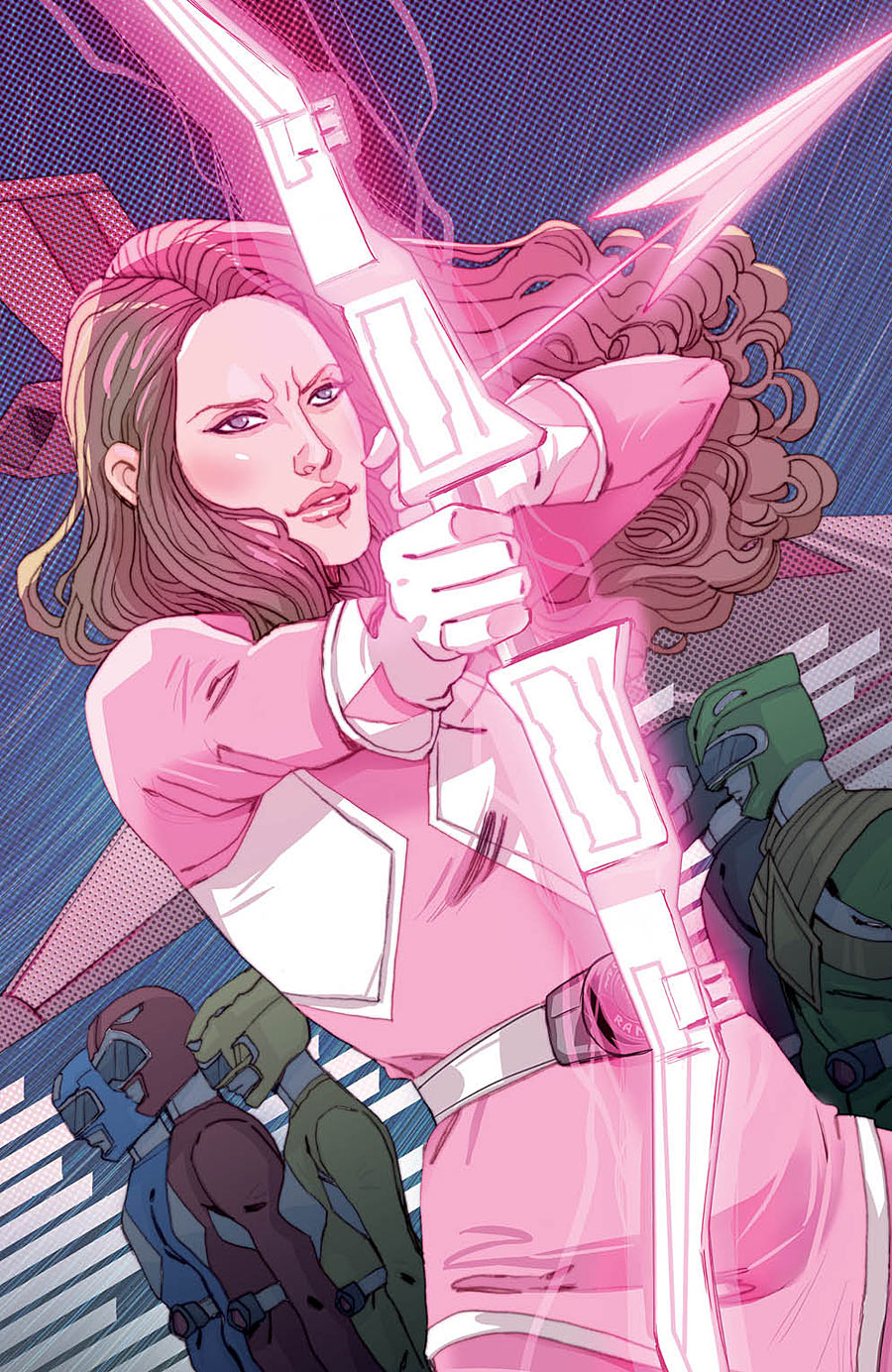 Mighty Morphin Power Rangers: Pink, variant cover di Marguerite Sauvage