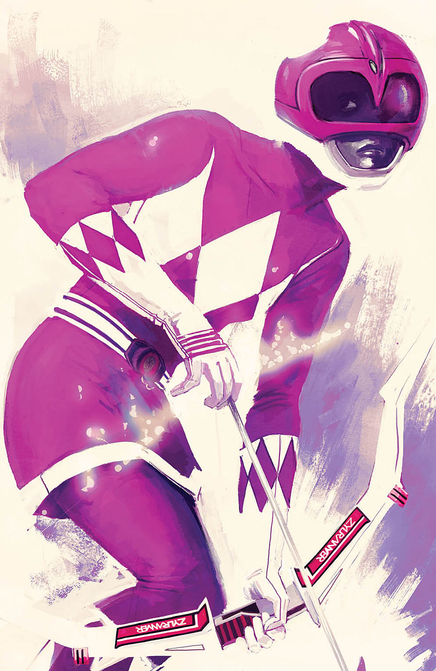 Mighty Morphin Power Rangers: Pink, variant cover di Stephanie Hans