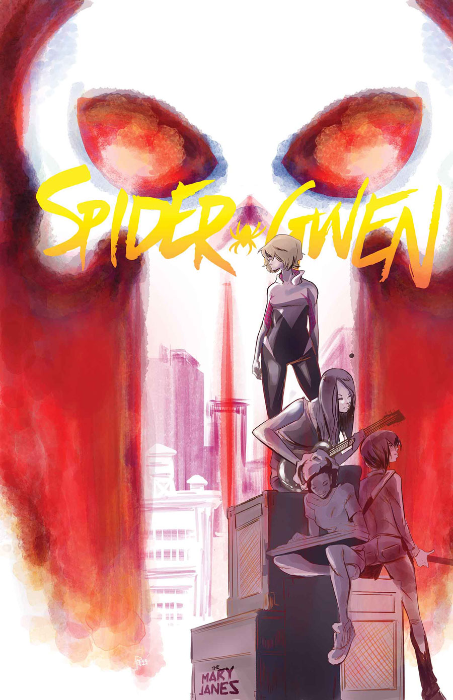 Spider-Gwen #9, copertina di Robbi Rodriguez