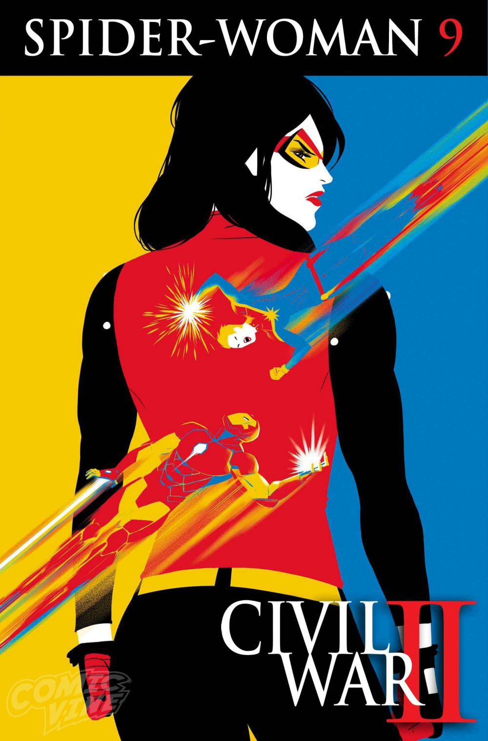 Spider-Woman #9, copertina di Javier Rodriguez