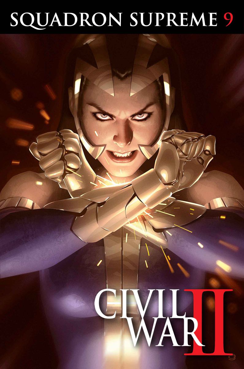 Squadron Supreme #9, copertina di Alex Garner