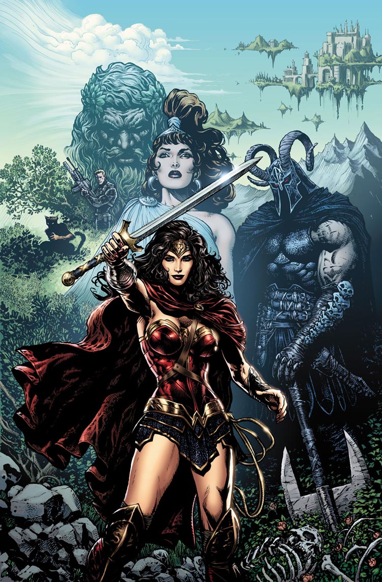 Wonder Woman #1, copertina di Liam Sharp