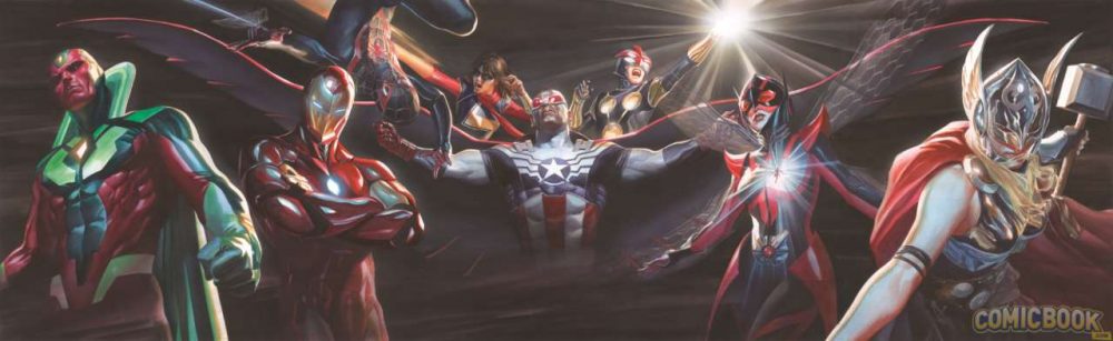 All-New, All-Different Avengers #13-15 + All-New, All-Different Avengers Annual #1, copertine di Alex Ross