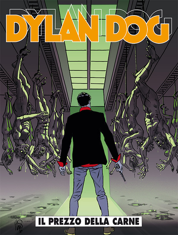 Dylan Dog 358: Il prezzo della carne, copertina di Angelo Stano